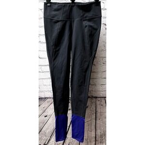 Athleta Black and Blue Plie Leggings